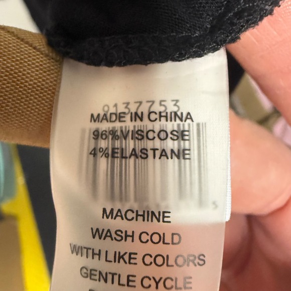 Vince Camuto Maxi Dress Women L Black Excellent High Low Embroidered Trim - Picture 5 of 7